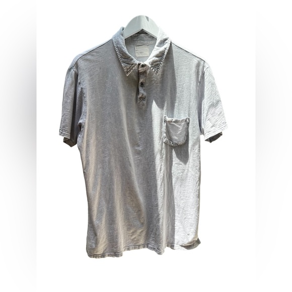 Sol Angeles 100% Cotton Polo Shirt Light Blue Large - Picture 1 of 4